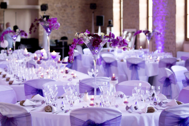 Clos des Liesses Décoration de salle au Domaine du Clos des Liesses 69 Alix